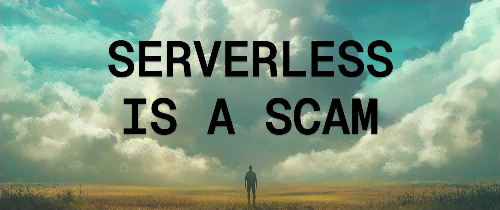 Serverless ist ein Scam. Nutz doch einfach einen Container.
